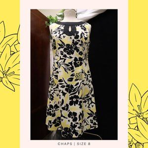 CHAPS Floral Dress Size 8